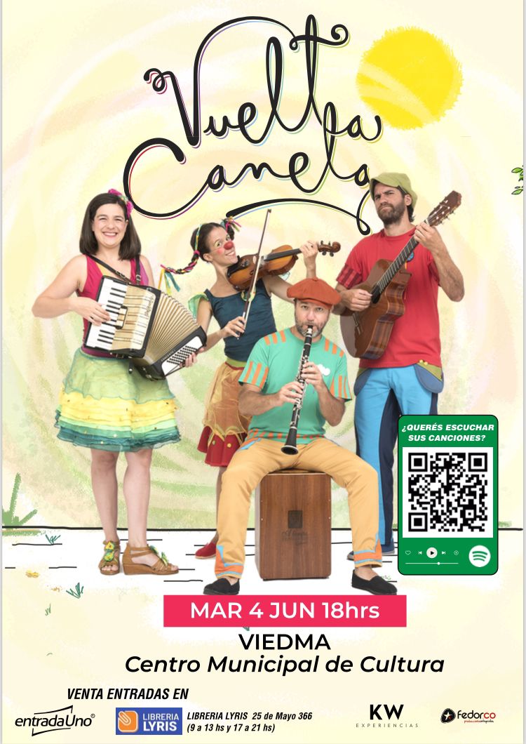 Llega al Centro Cultural Vuelta Canela con su Diario de Canciones