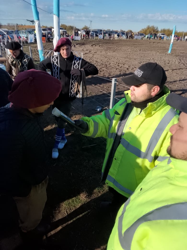 Realizaron control de alcoholemia en una jineteada