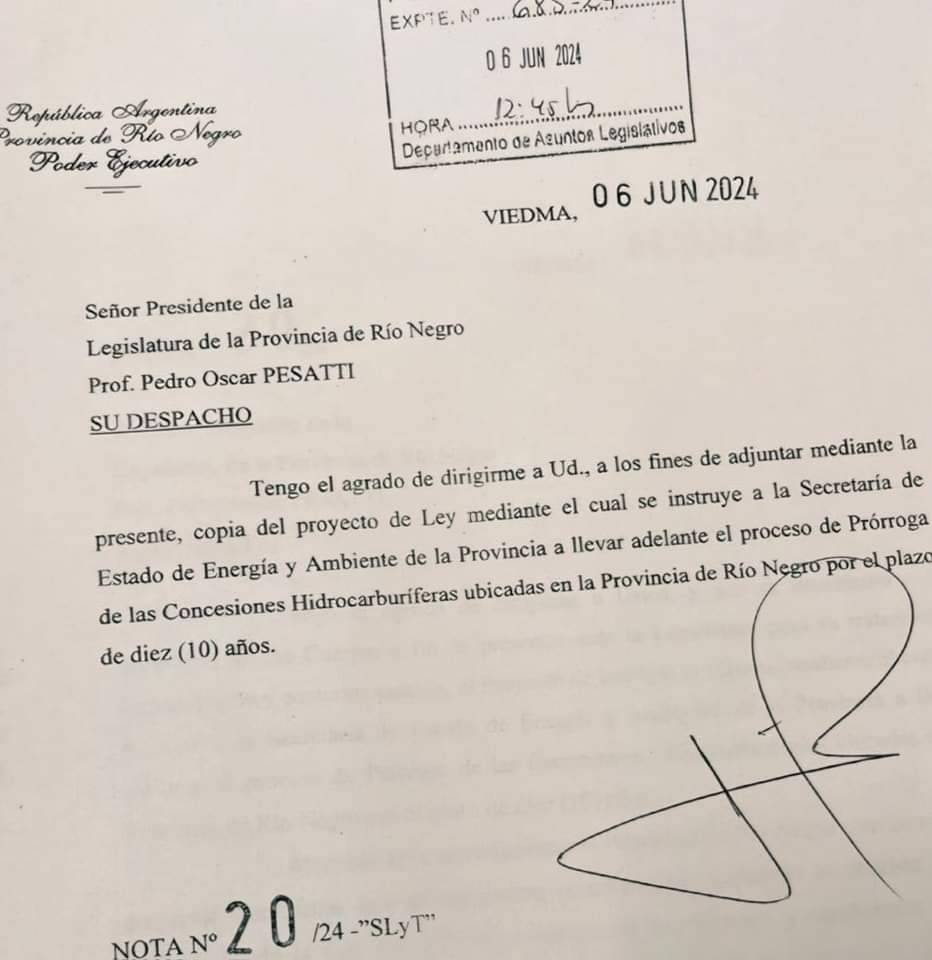 Proyecto para incrementar las regalías hidrocarburíferas