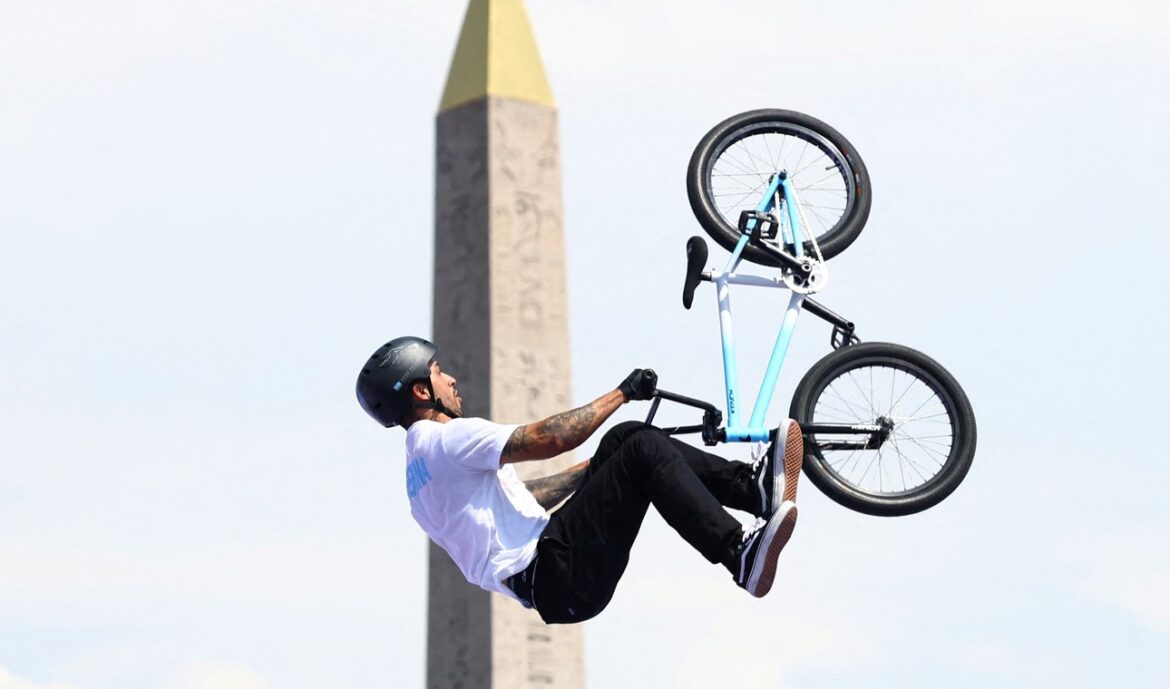 La primera medalla dorada llegó en bicicleta