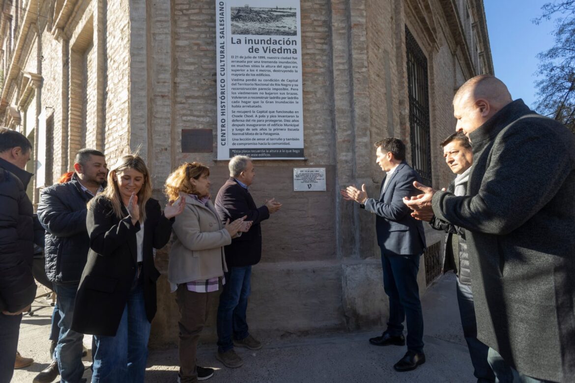 Recordaron el 125° aniversario de la gran inundación de Viedma