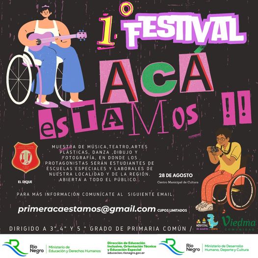 Todo listo para el festival Acá Estamos