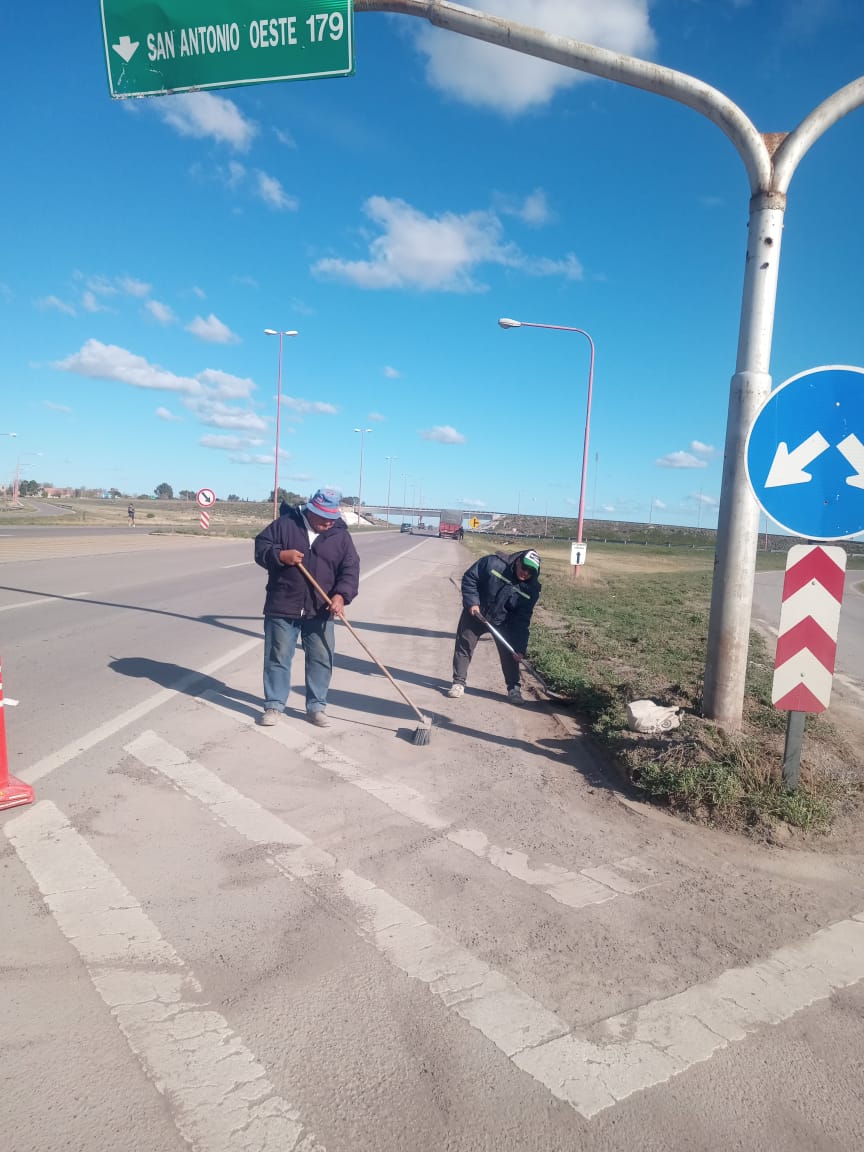 Operativo de limpieza se traslada a nuevos barrios de Patagones