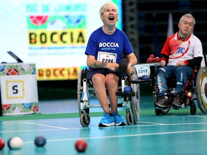 Boccia le dio las primeras alegrías a Argentina en la primera jornada