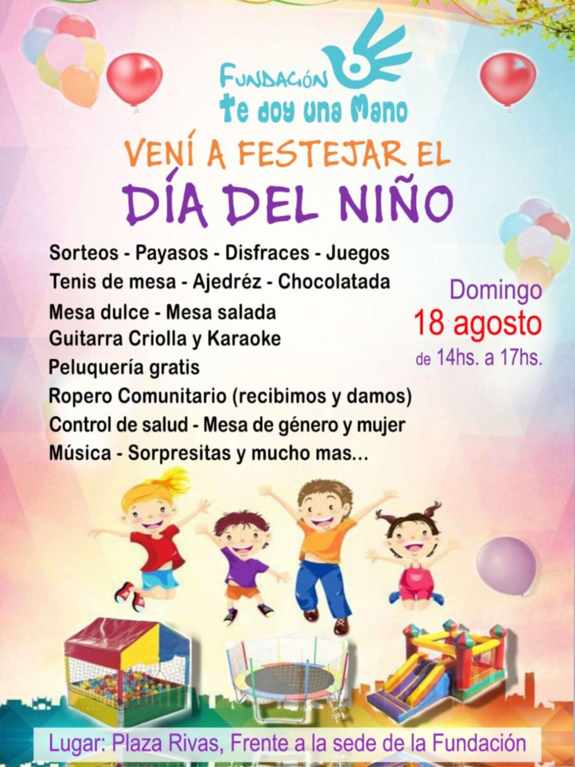 Siguen las celebraciones del día del niño en Viedma y Patagones