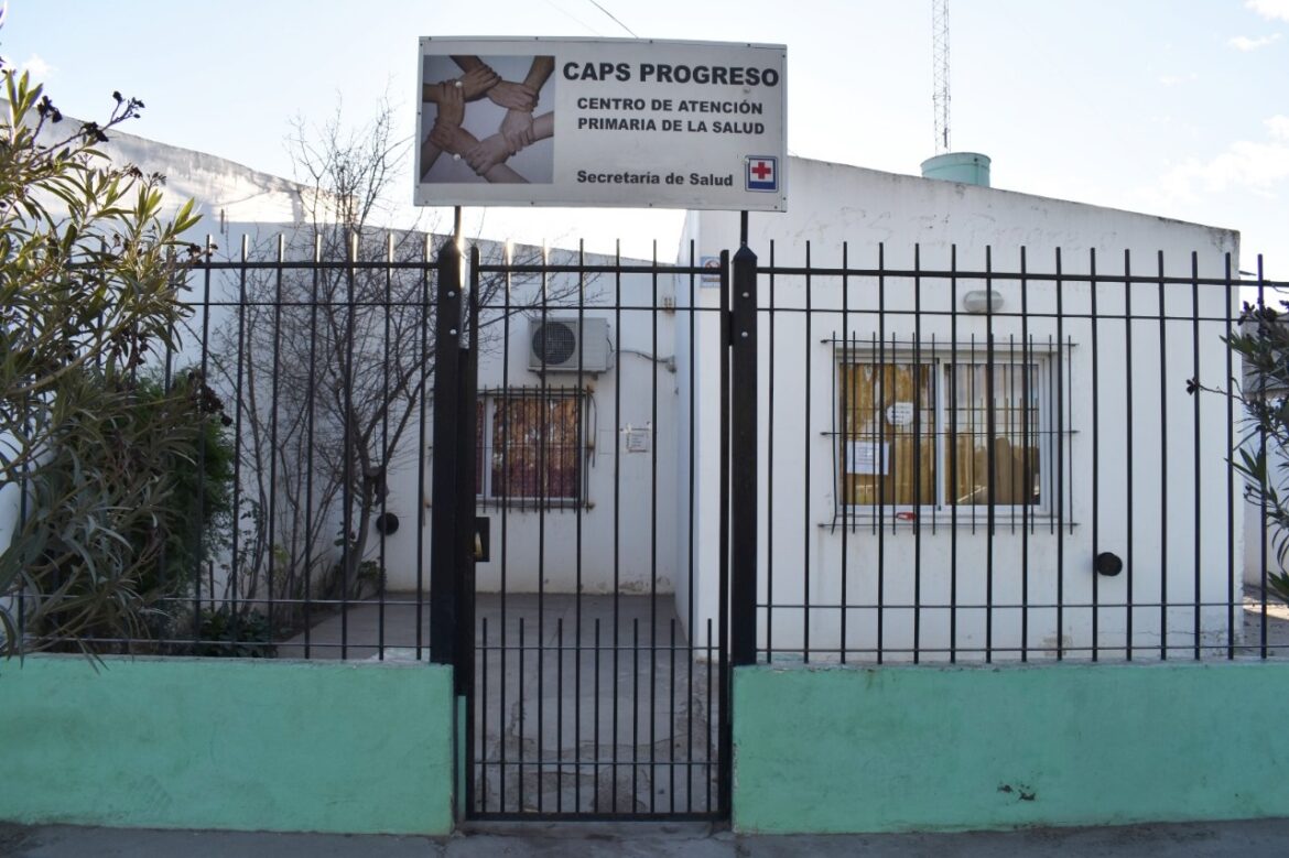 Centro de salud del barrio El Progreso cerrado por refacciones