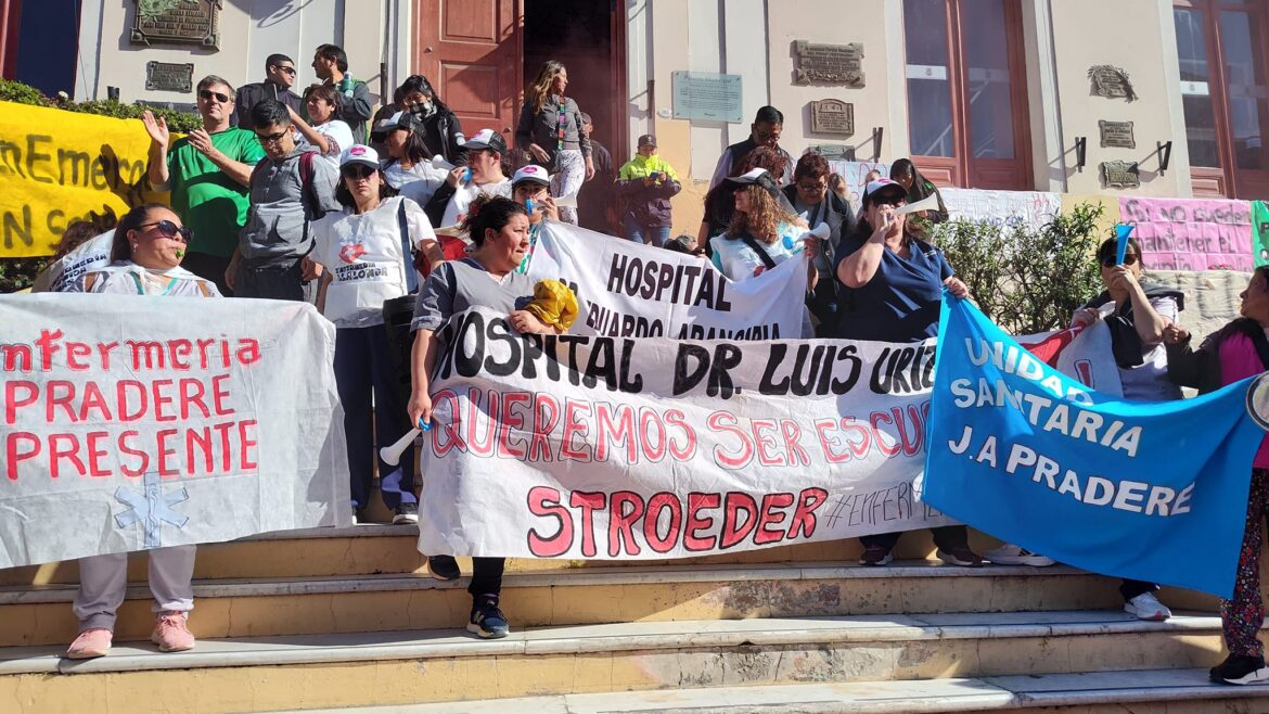 El conflicto en Salud llega a La Plata con ATE Provincia