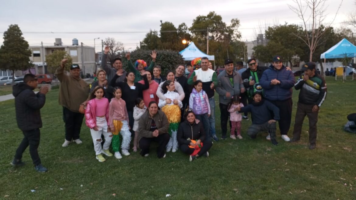 Un domingo a pura alegrìa para la niñez del Barrio 268 de Patagones