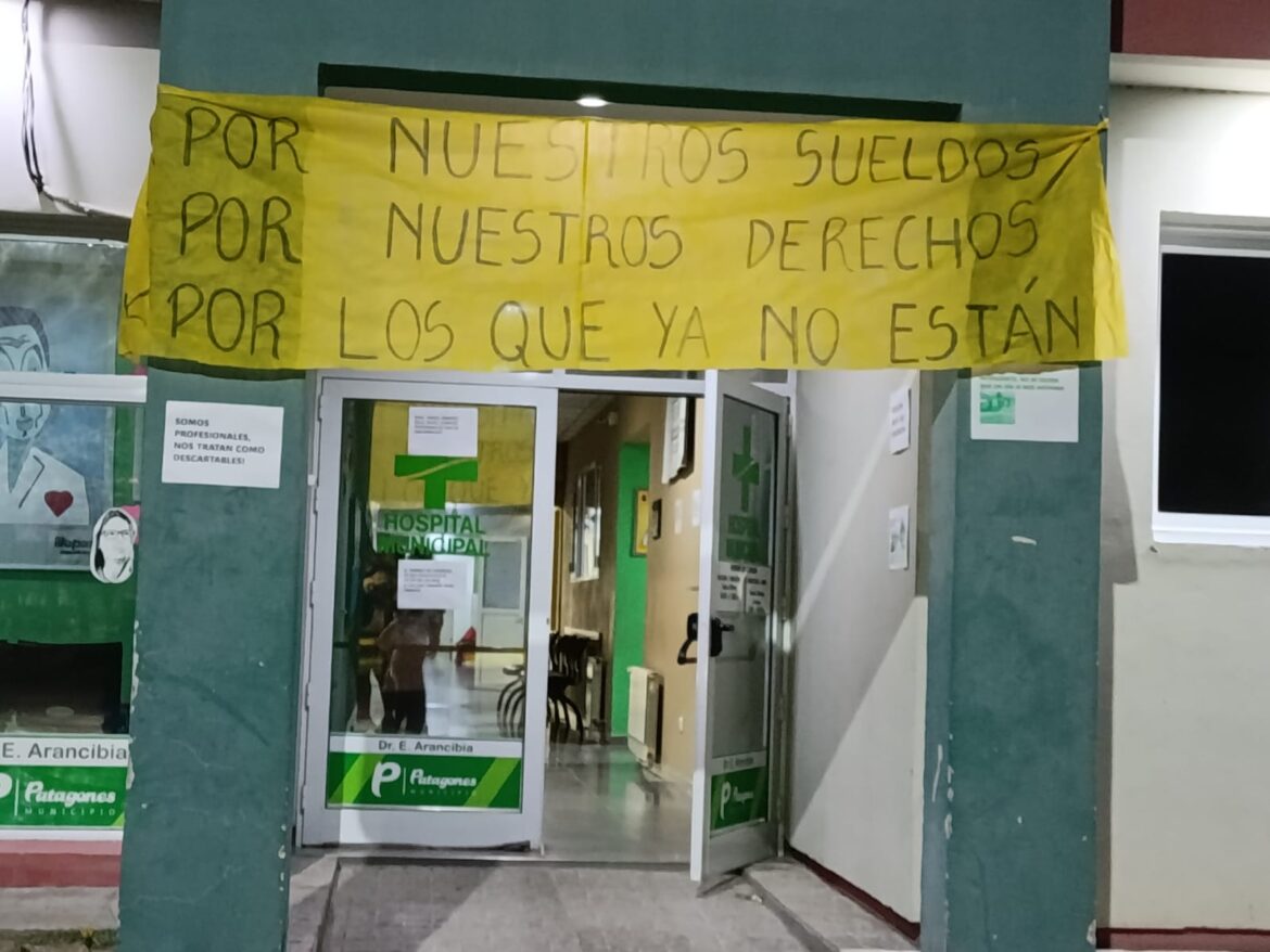 El Hospital Arancibia espera a los enfermeros de Patagones en lucha