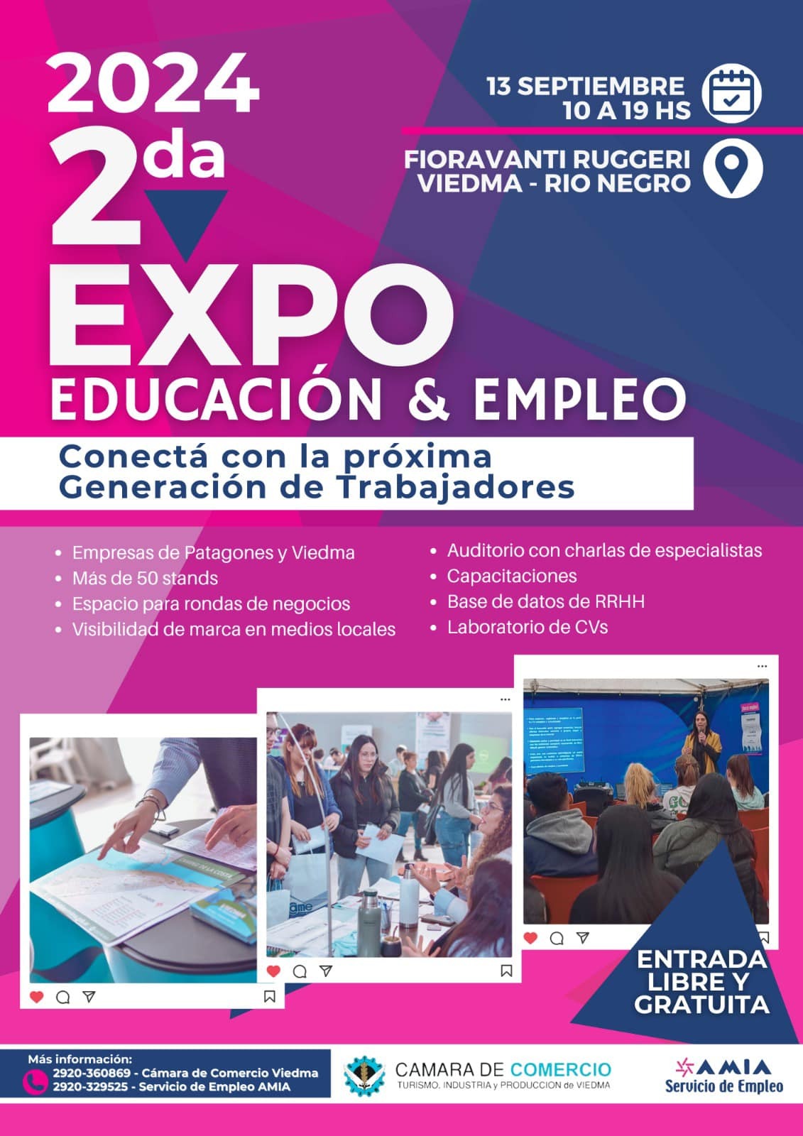 Segunda expo de Educación y Trabajo en Viedma