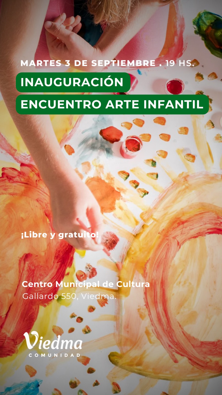 Comienza el 14° Encuentro de Arte Infantil en Viedma