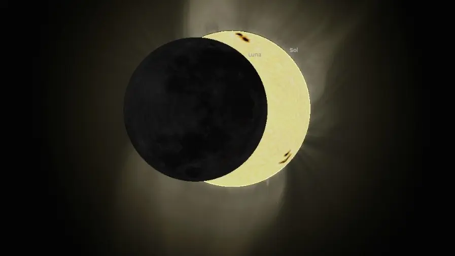 El próximo eclipse se podrá ver en Río Negro