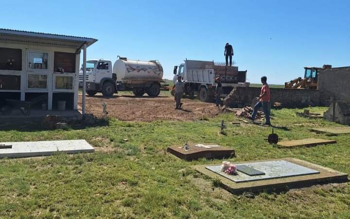 Realizan refacciones en el cementerio de Stroeder