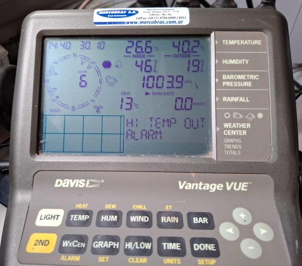 Record histórico de calor en un día de octubre para Viedma