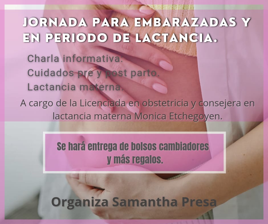 Jornada para embarazadas y en período de lactancia