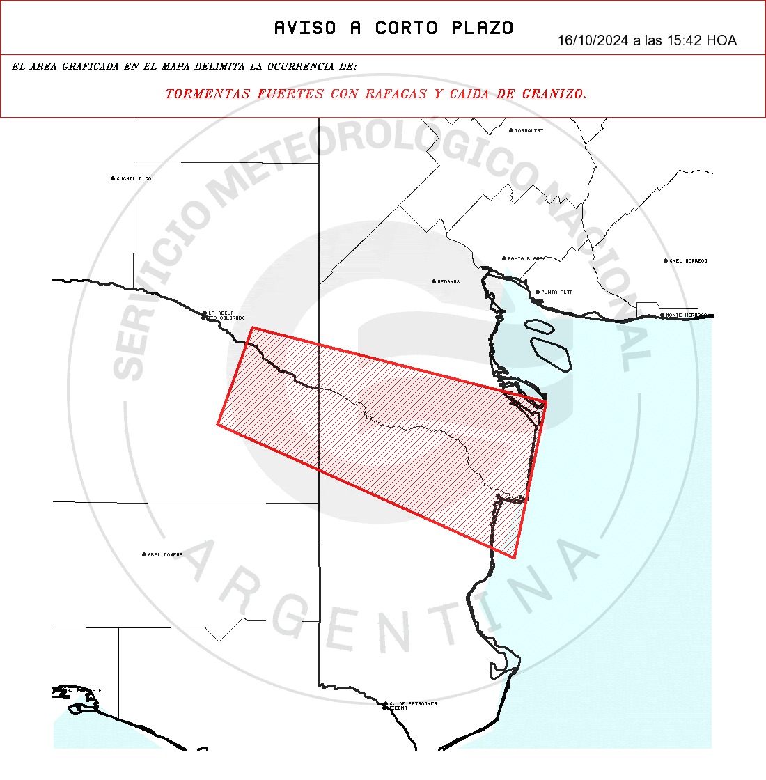 Sin clases en Patagones por alerta naranja