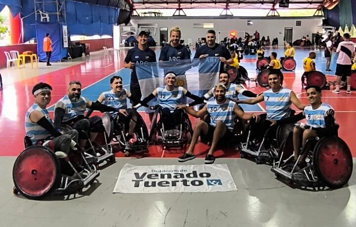 Argentina bronce en Brasil en rugby en silla de ruedas