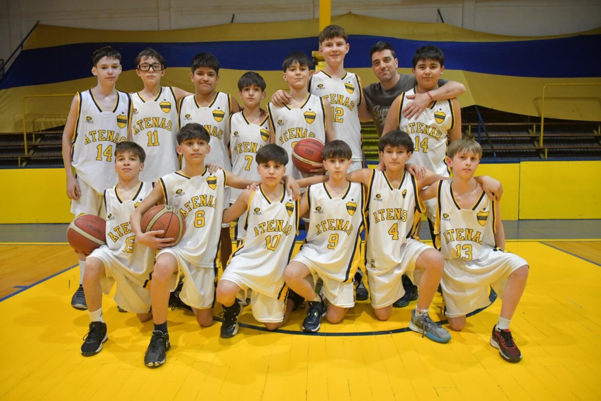 Los U 13 de Atenas rumbo a la segunda etapa del Federal