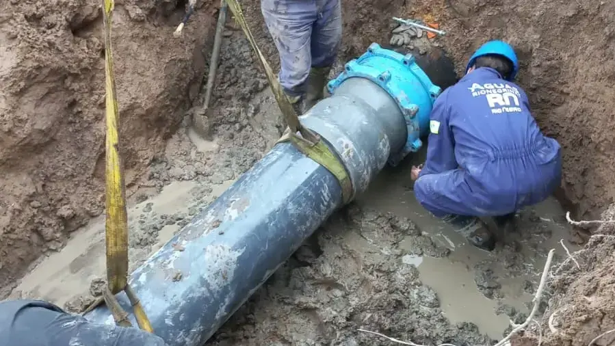 Refuerzan suministro de agua en Río Negro con obras claves