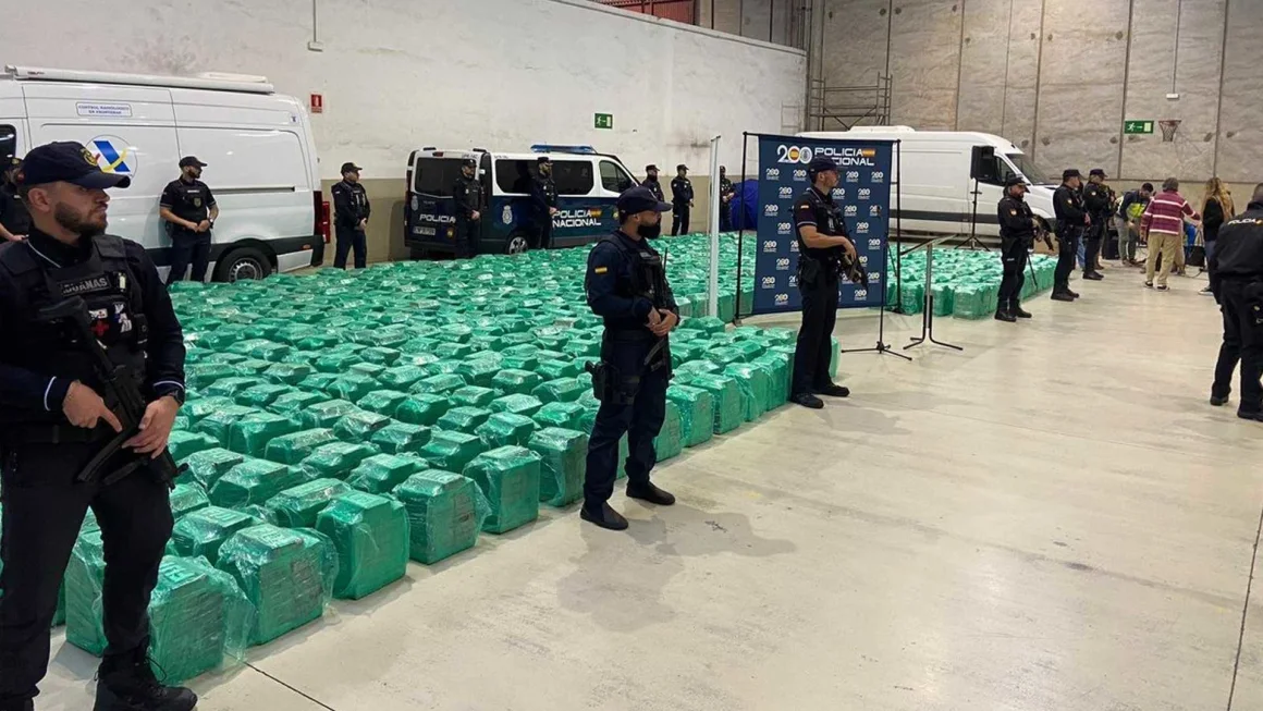 Incautan 13 toneladas de cocaína en España