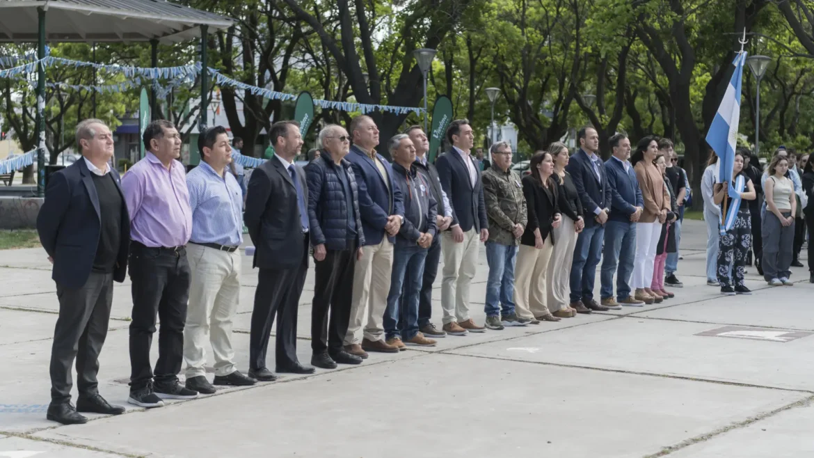 Se conmemoró en Viedma el primer izamiento argentino en Malvinas